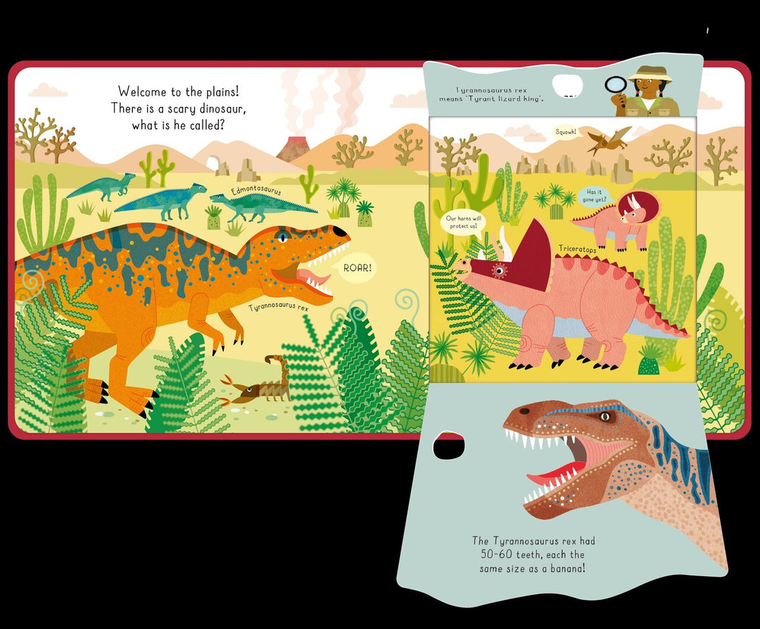 Peek Inside Dinosaur Board Book