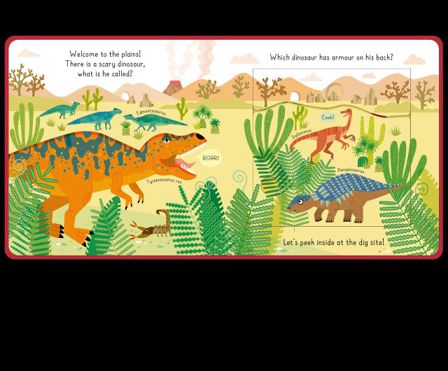 Peek Inside Dinosaur Board Book