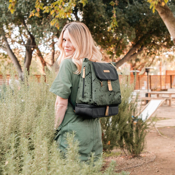 Pivot 2 in 1 Nappy Bag Tote & Backpack - Olive