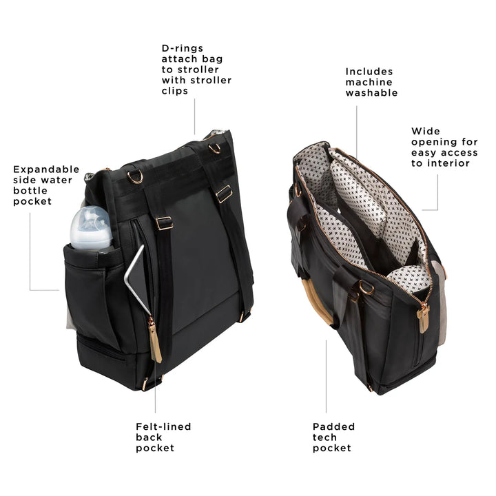 Pivot 2 in 1 Nappy Bag Tote & Backpack - Olive