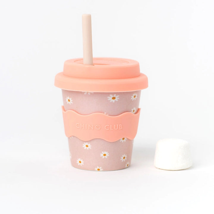 Pink Daisy Babychino Cup 120ml