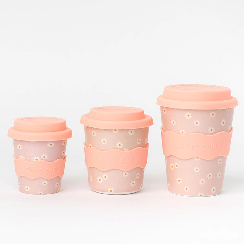 Pink Daisy Babychino Cup 120ml