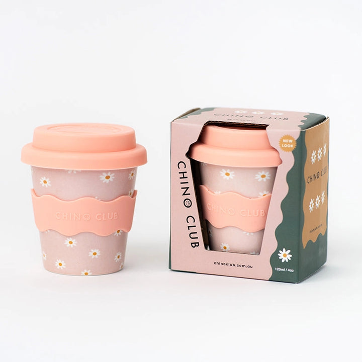 Pink Daisy Babychino Cup 120ml