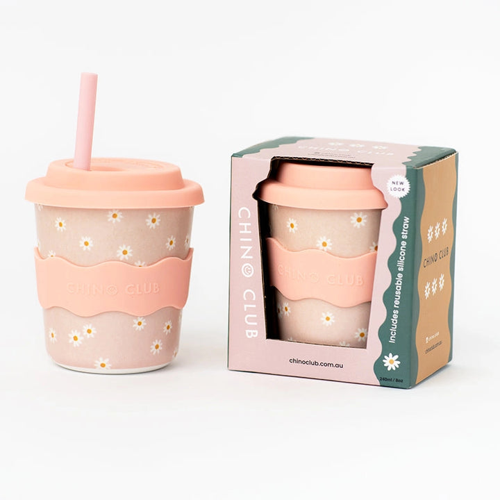 Pink Daisy Kids Keep Cup 240ml