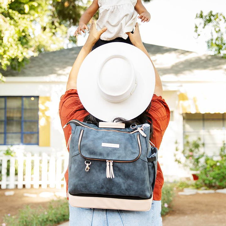 Pivot 2 in 1 Nappy Bag Tote & Backpack - Indigo Blush