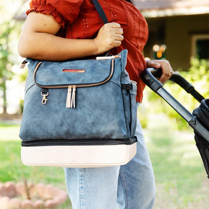 Pivot 2 in 1 Nappy Bag Tote & Backpack - Indigo Blush
