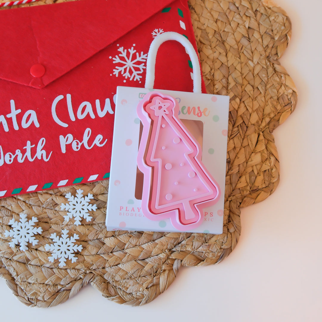 Play Sense Eco Christmas Playdough Stamp | Christmas Tree Two