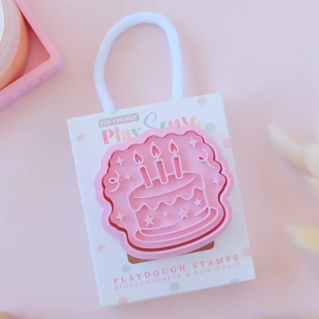 Eco Playdough Stamp | Celebration Cake