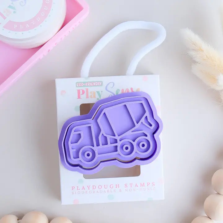 Eco Playdough Stamp | Cement Truck