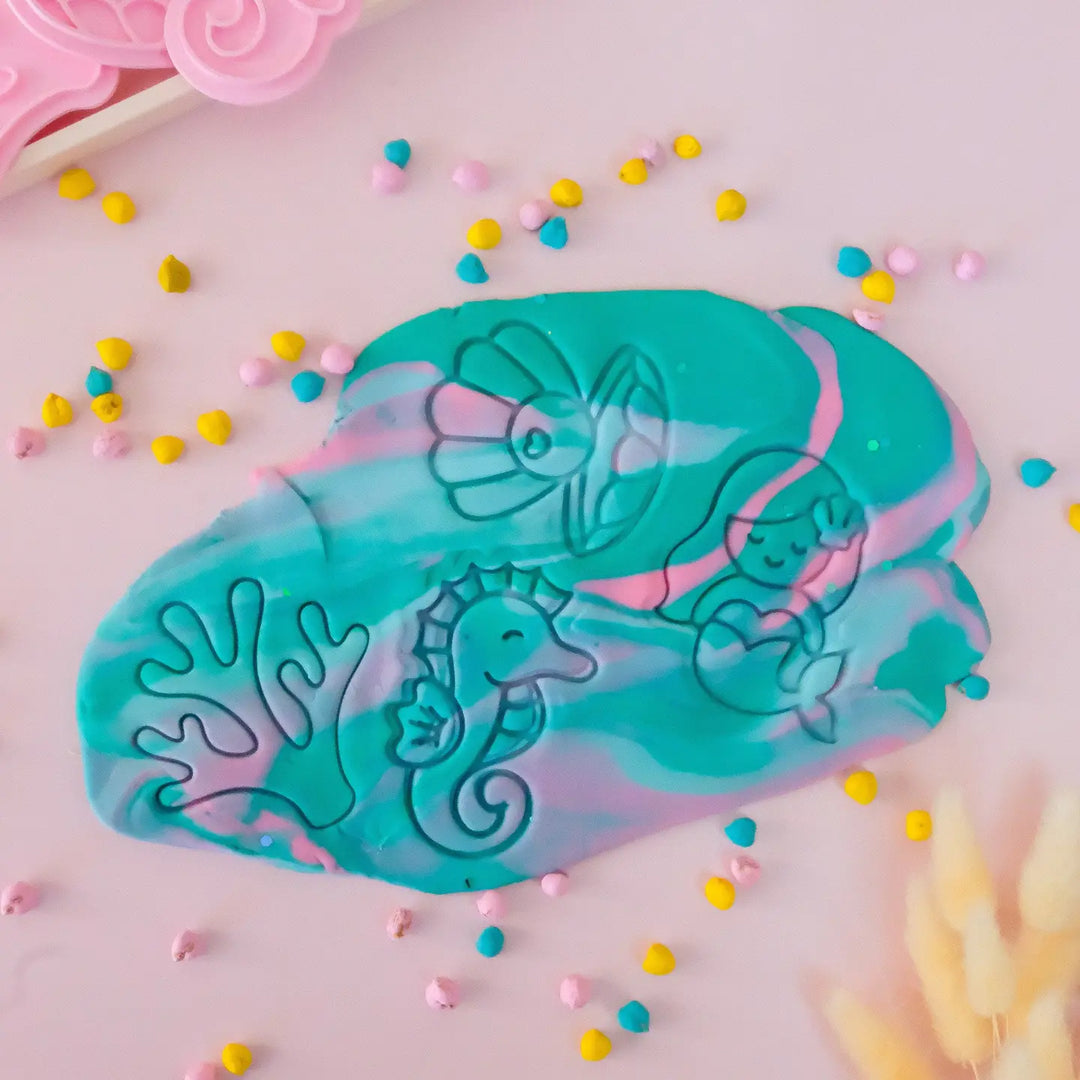 Eco Playdough Stamp | Mermaid Shell