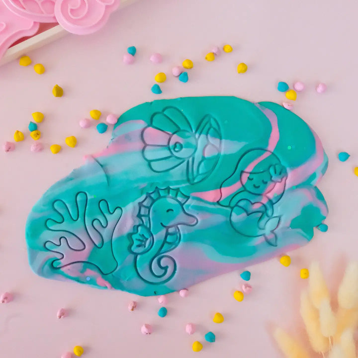 Eco Playdough Stamp | Mermaid Shell