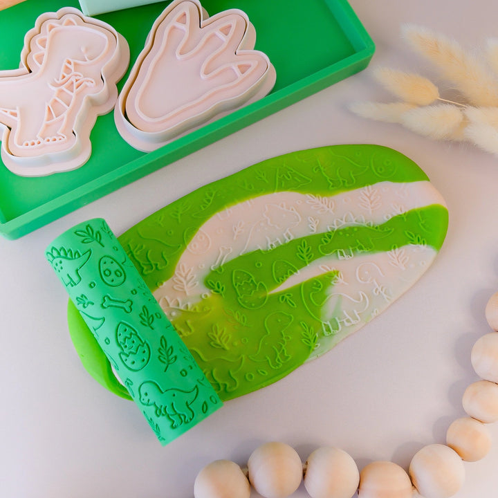 Play Sense Eco Textured Roller | Dinosaur