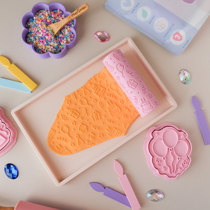 Play Sense Eco Textured Roller | Happy Birthday