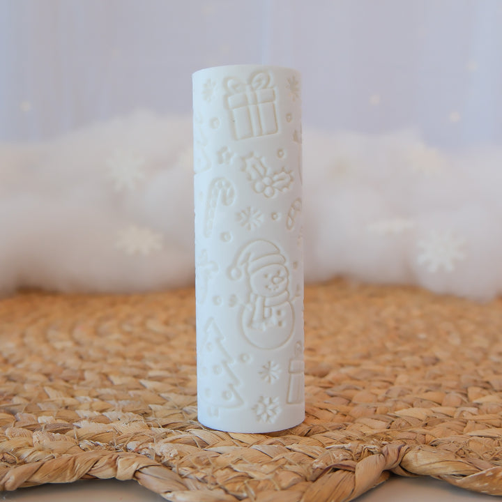 Play Sense Eco Textured Roller | Snowman