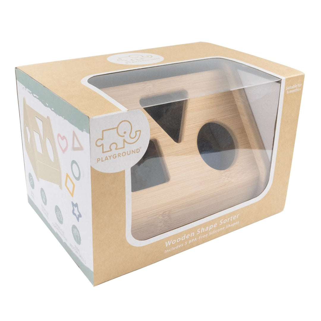 Playground Wooden House Shape Sorter