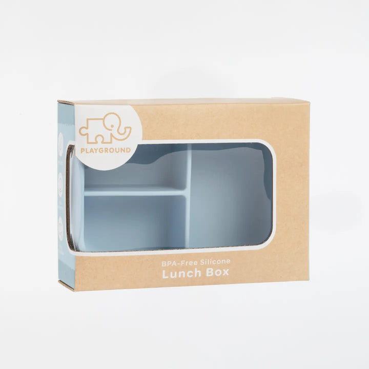 Silicone Lunch Box- Small - Dusty Blue