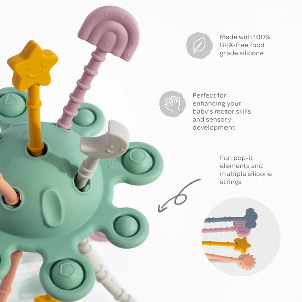 Silicone Sensory Zippy Activity Toy