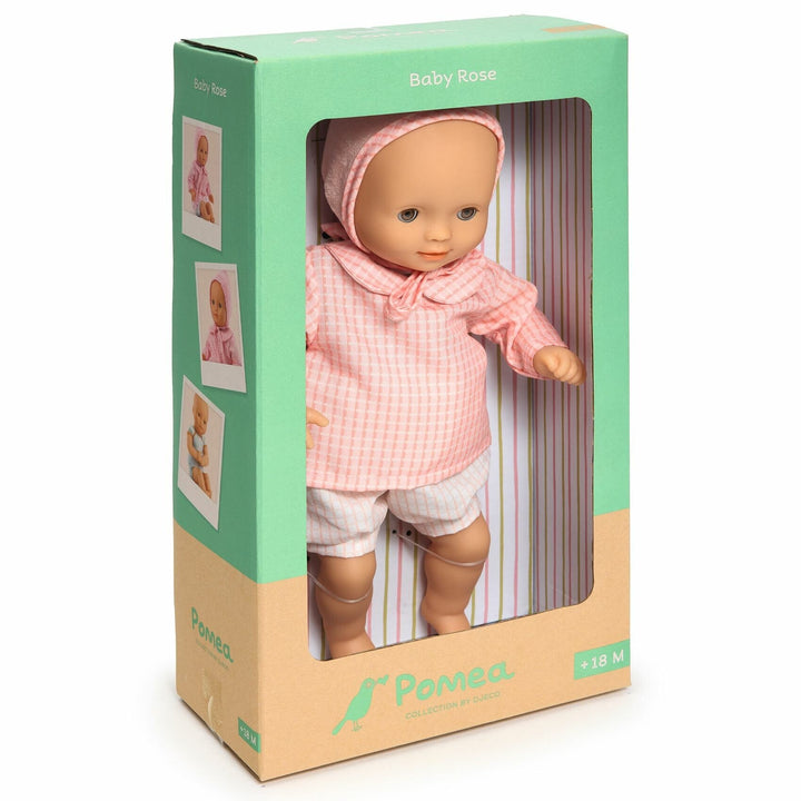 Pomea Machine Washable Soft Body Doll - Baby Rose