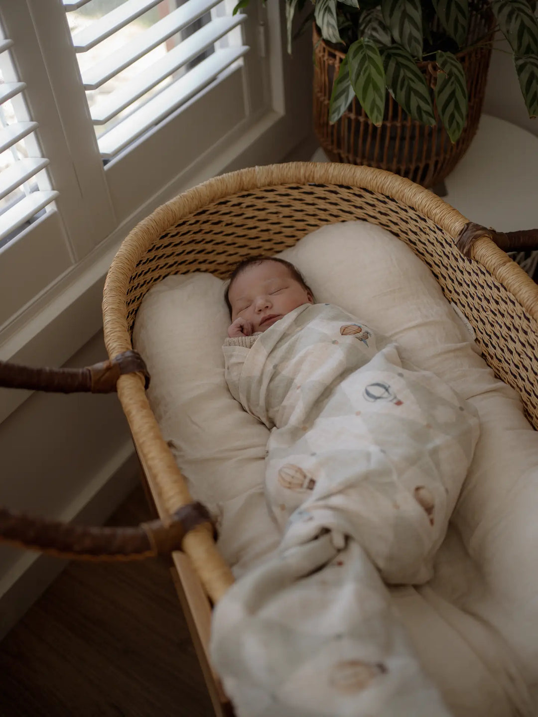 Pop Ya Tot Organic Muslin Swaddle - Up & Away
