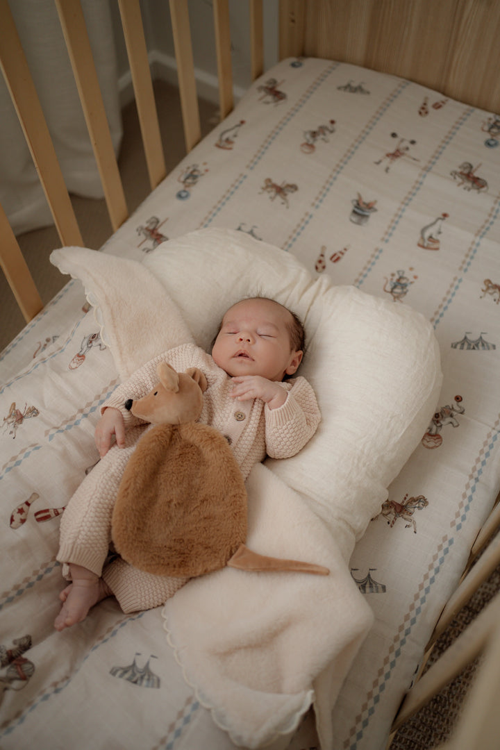 Pop Ya Tot Organic Muslin Cot Sheet - Le Cirque