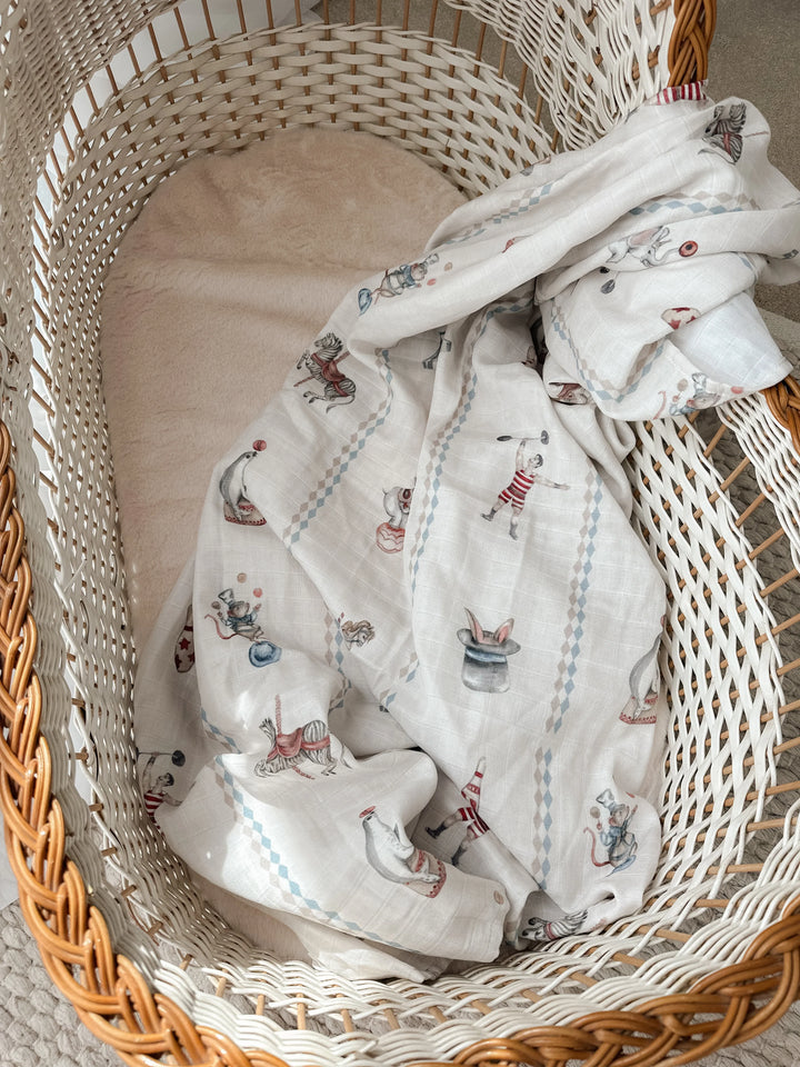 Pop Ya Tot Organic Muslin Swaddle - Le Cirque
