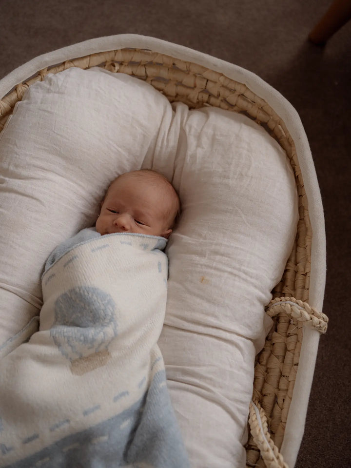 Pop Ya Tot Organic Up & Away Knit Blanket