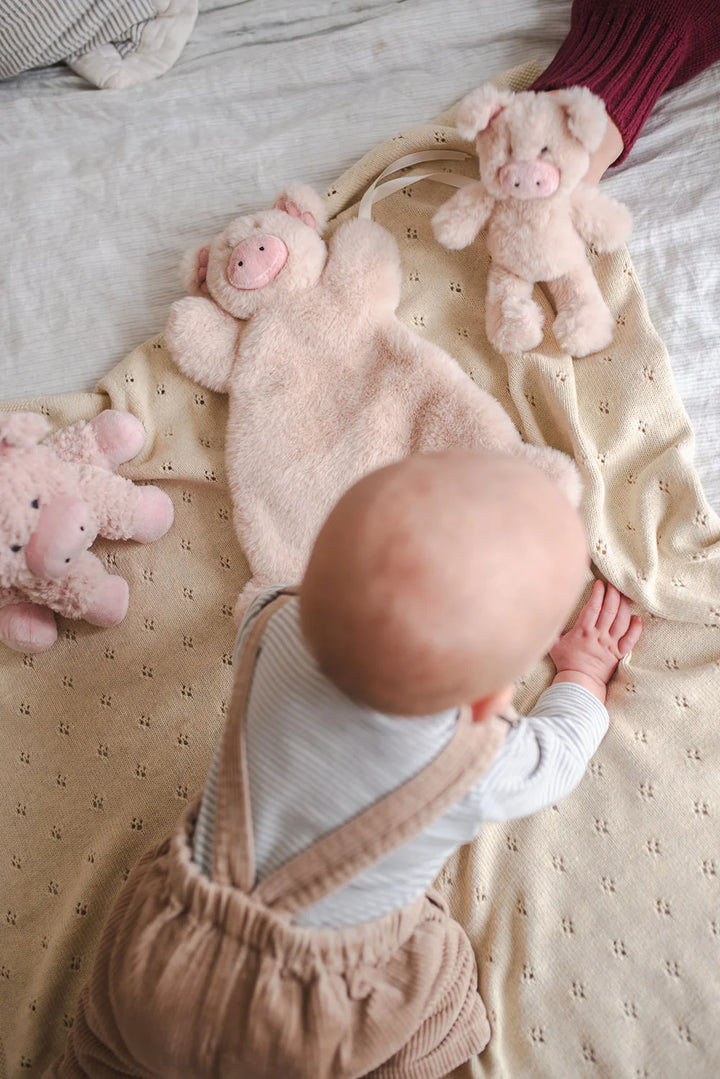 Hoochy Coochie Comforter Toy - Poppy the Pig