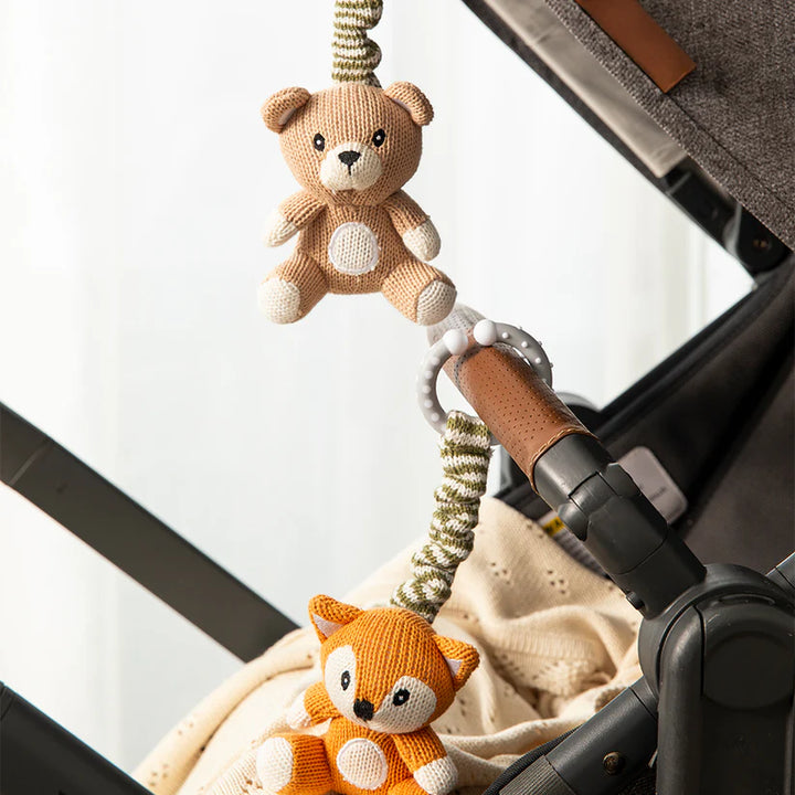 Pram/Stroller Toys - Bear & Fox