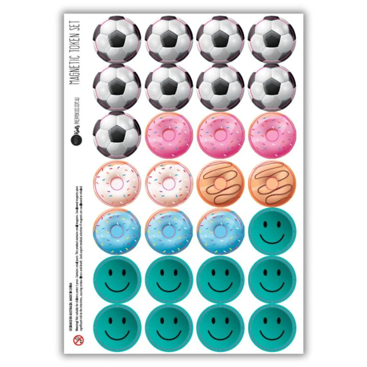 Preppd Kids Magnetic Punch Card Reward Chart
