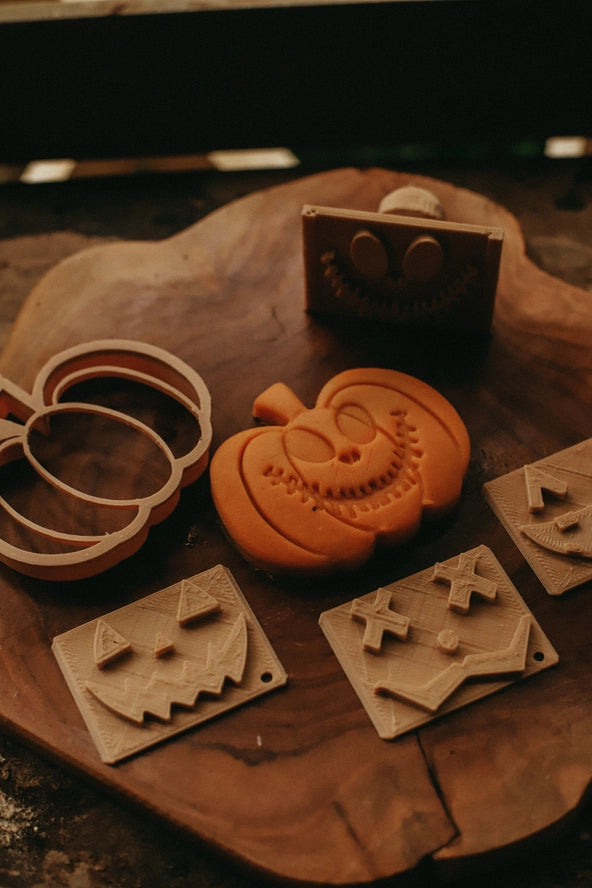 Pumpkin Playdough Eco Stamp Tool Play Bundle