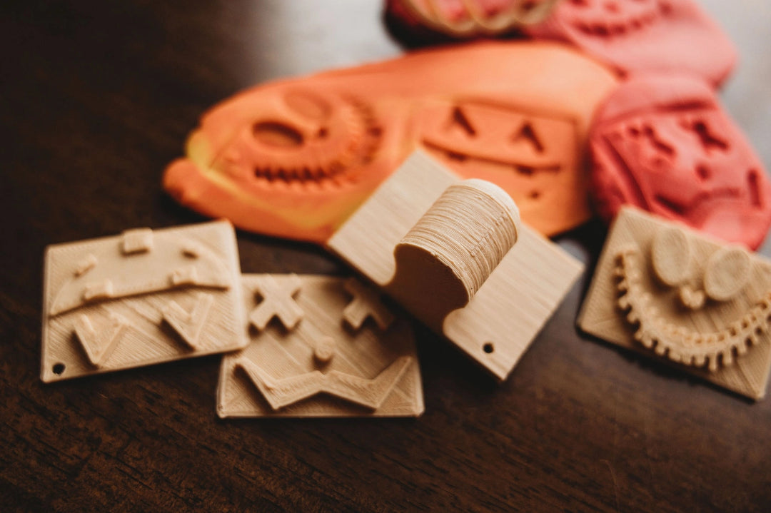 Pumpkin Playdough Eco Stamp Tool Play Bundle
