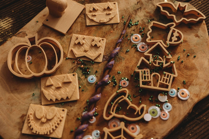 Pumpkin Playdough Eco Stamp Tool Play Bundle