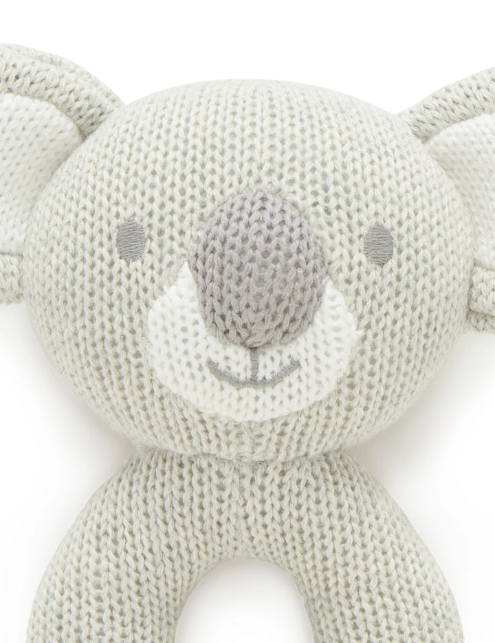 Purebaby Koala Knit Rattle