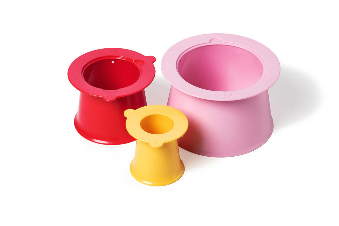 Quut Alto Sandcastle Creator Set - Cherry + Banana + Pink