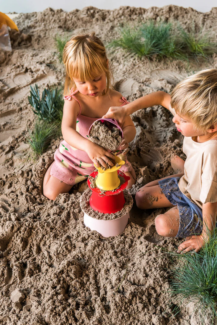 Quut Alto Sandcastle Creator Set - Cherry + Banana + Pink