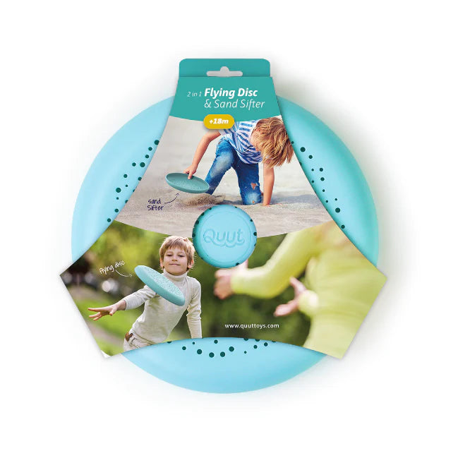 Quut Flying Disc Sand Sifter - Vintage Blue