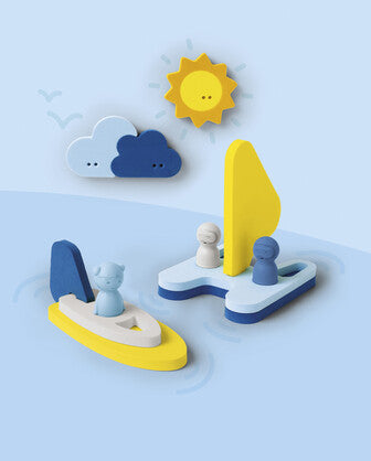 Quut Soft Foam Bath Activity Puzzle - Sail Away