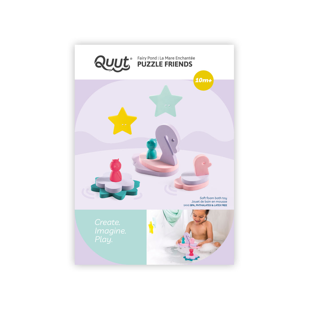 Quut Soft Foam Bath Activity Puzzle - Fairy Pond