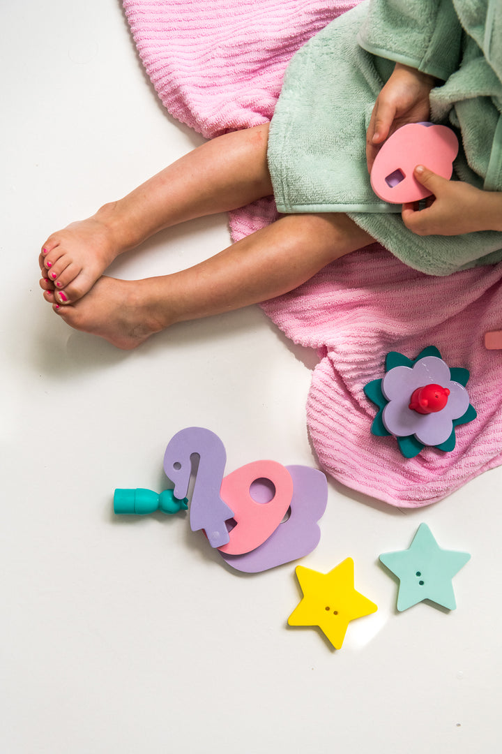 Quut Soft Foam Bath Activity Puzzle - Fairy Pond