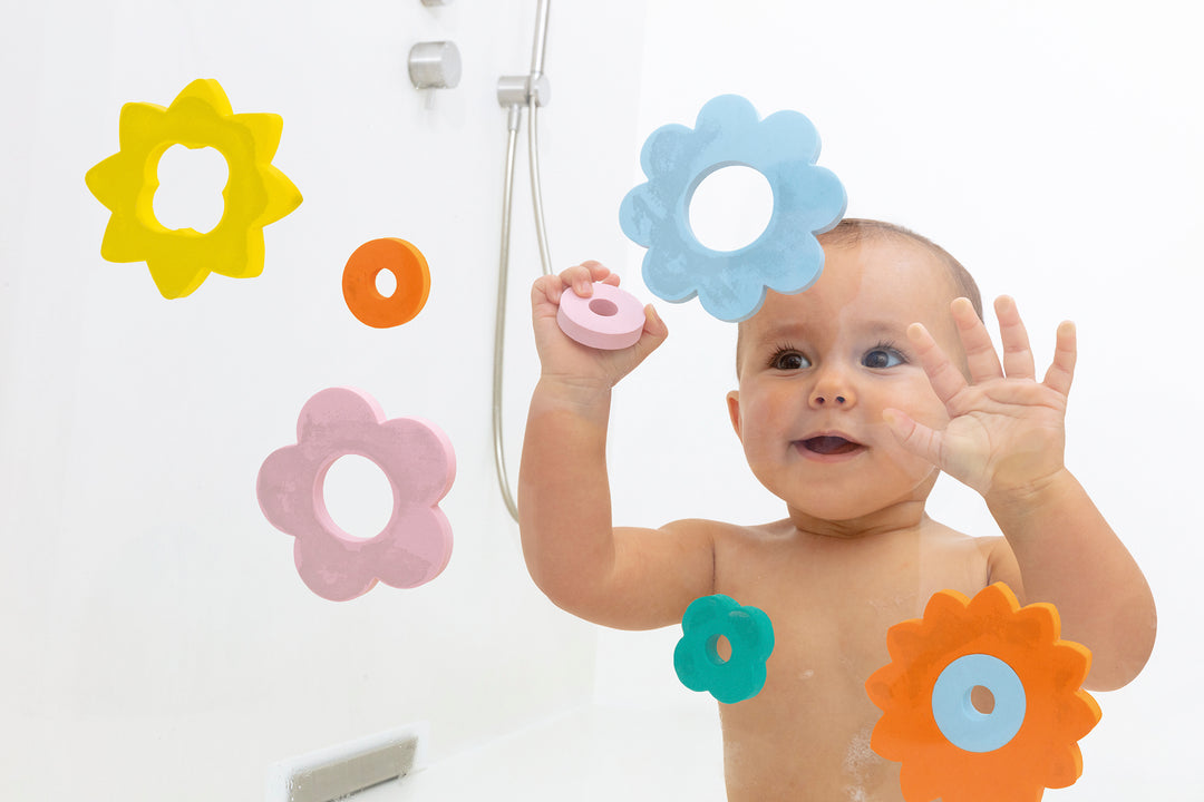 Quut Soft Foam Bath Puzzle - Flower Power