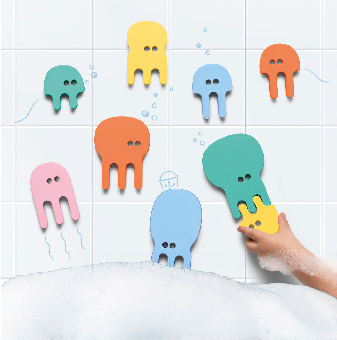 Quut Soft Foam Bath Puzzle - Jellyfish