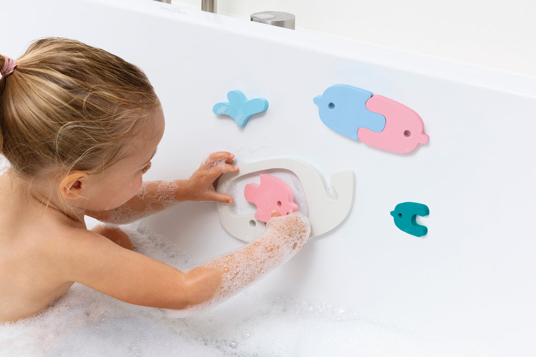 Quut Soft Foam Bath Puzzle - Whales