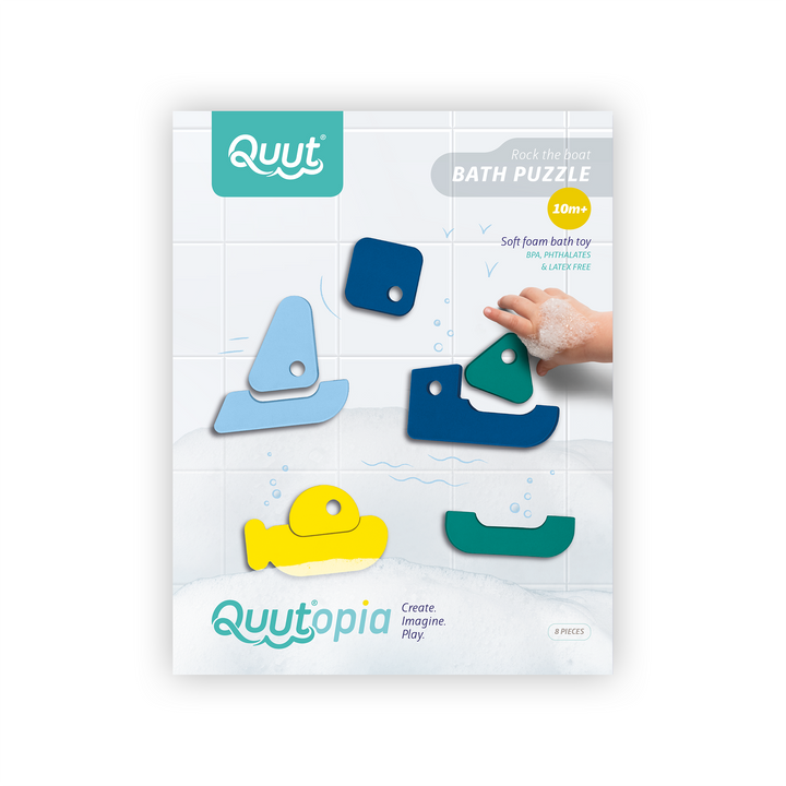 Quut Soft Foam Bath Puzzle - Rock the Boat