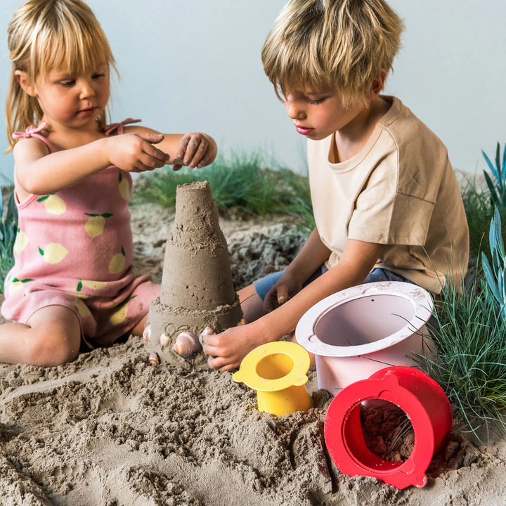Quut Alto Sandcastle Creator Set - Cherry + Banana + Pink