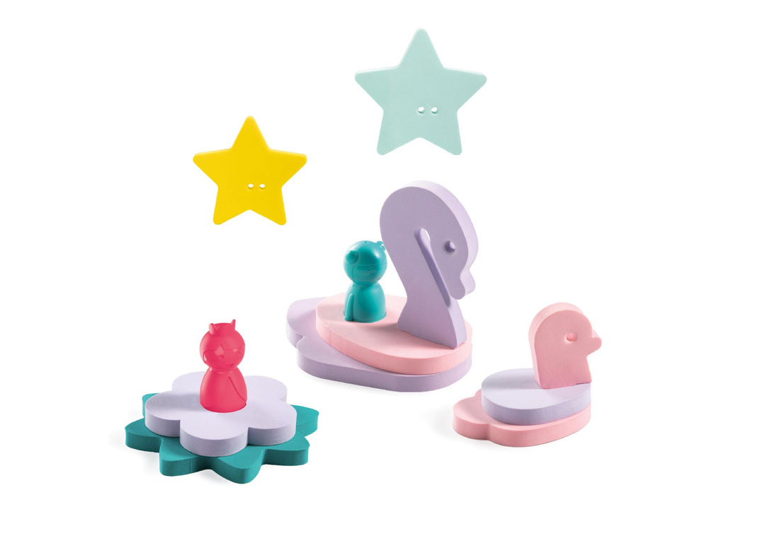 Quut Soft Foam Bath Activity Puzzle - Fairy Pond