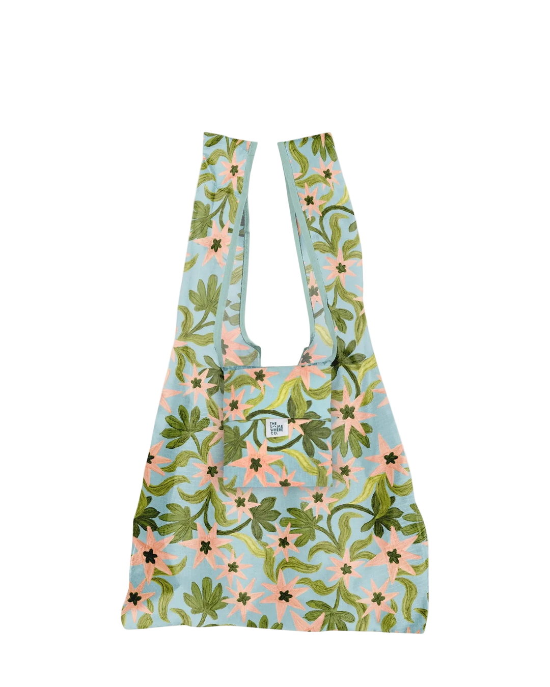 The Somewhere Co Reusable Shopping Bag - Seaflower