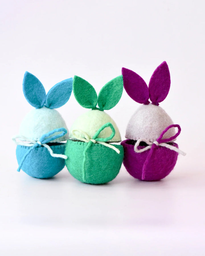 Felt Egg Cover with Bunny Ears - Assorted