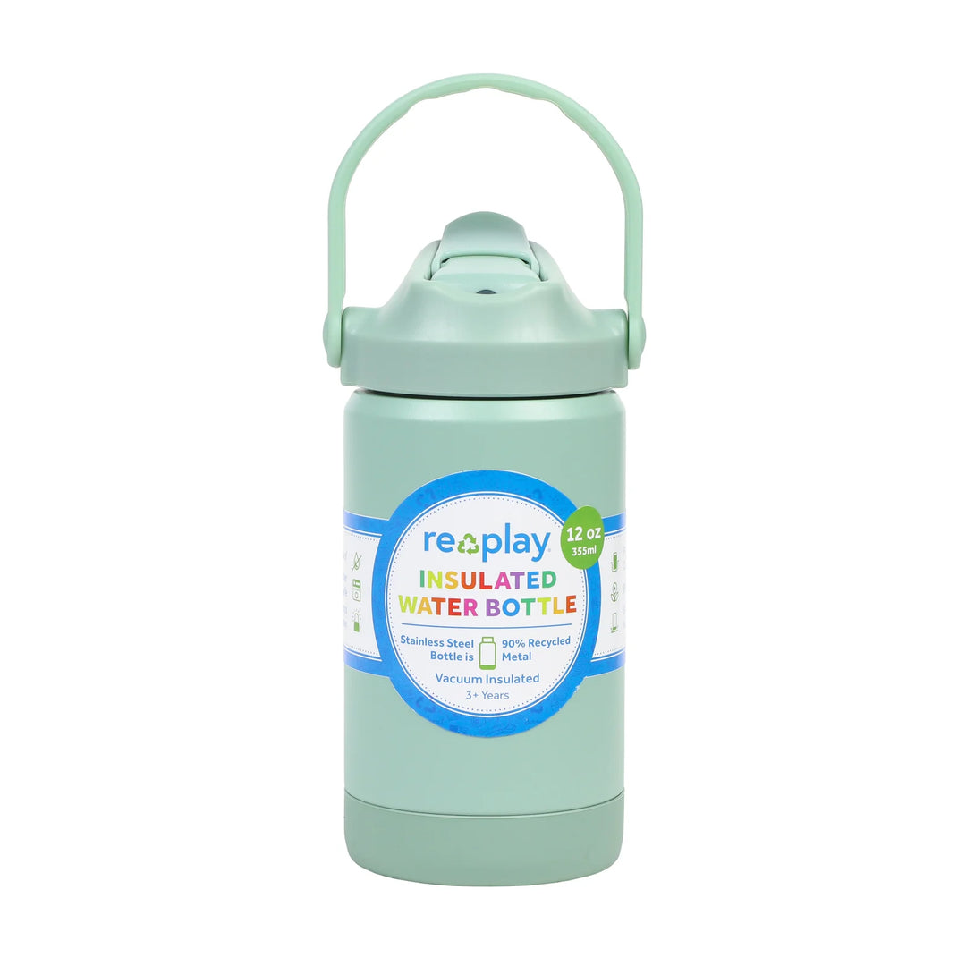 Re-Play 355ml Insulated Water Bottle -  Sage