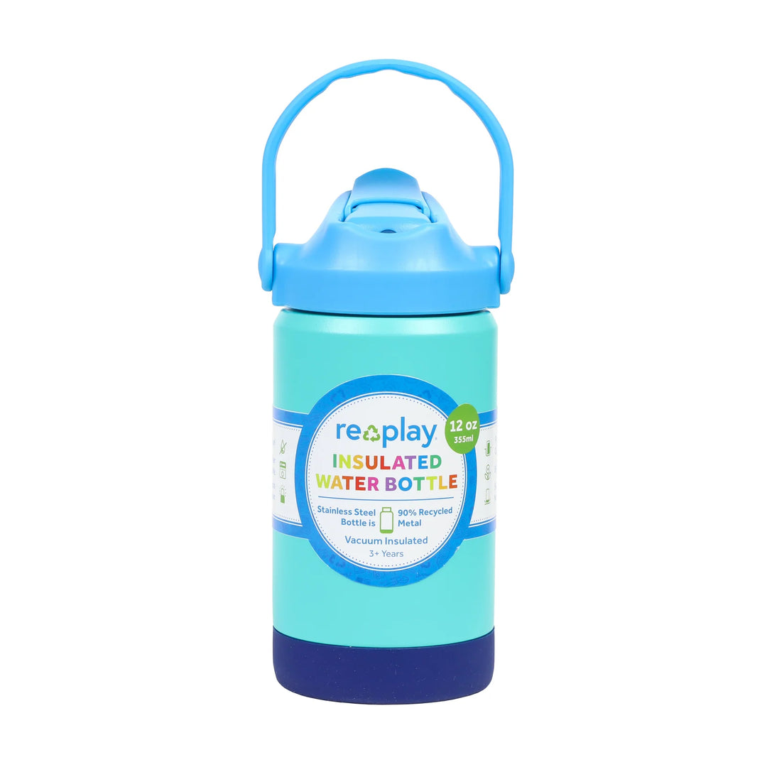 Re-Play 355ml Insulated Water Bottle - True Blue