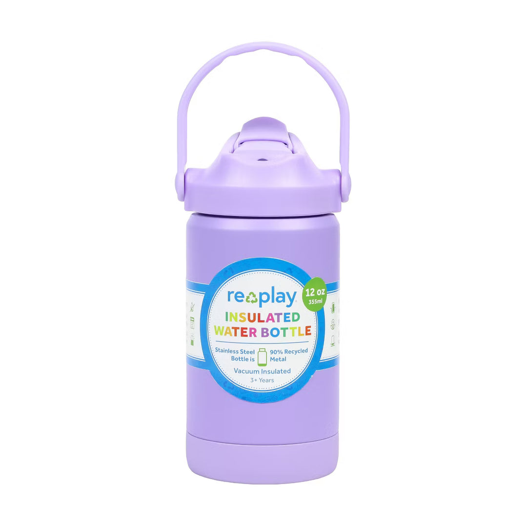 Re-Play 355ml Insulated Water Bottle -  Lavender